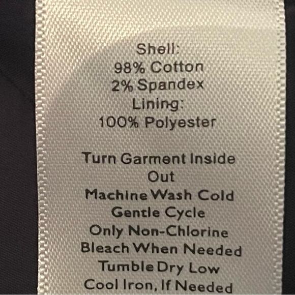 Talbots Red & Black Bold Print Career Office Feminine Skirt NWOT Size 10P - Picture 9 of 11